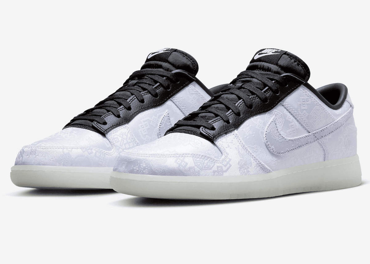 Early Pair Look of the Highly Anticipated Clot x Fragment x Nike Dunk Low Collaboration