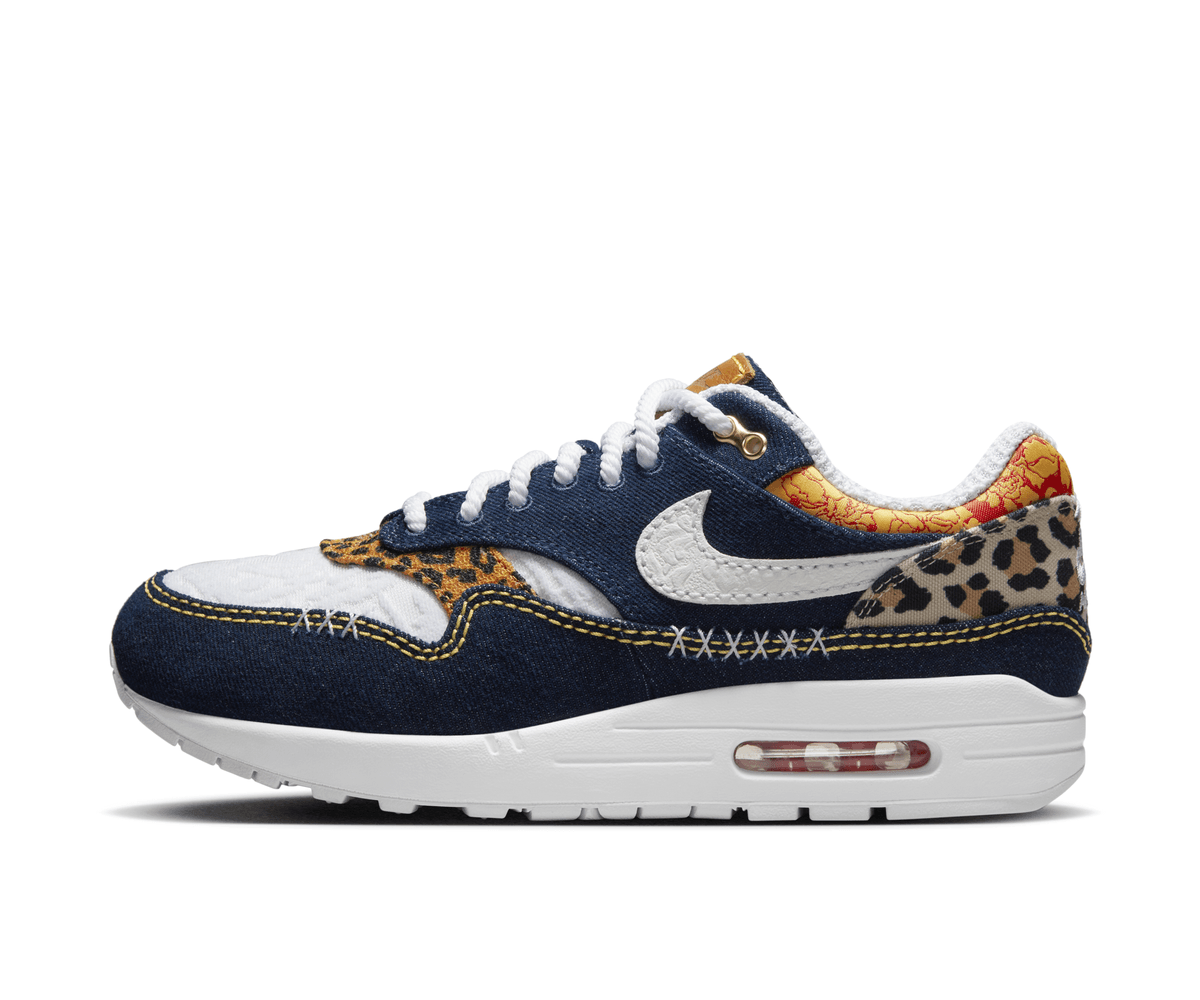 Nike Air Max 1 Premium Denim Leopard