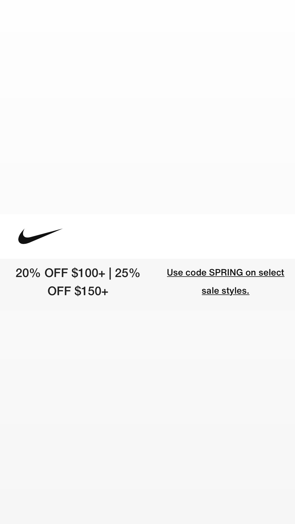 Hurry! Nike Is Offering Up To 25% Off On Select Styles Until March 26th, 2023