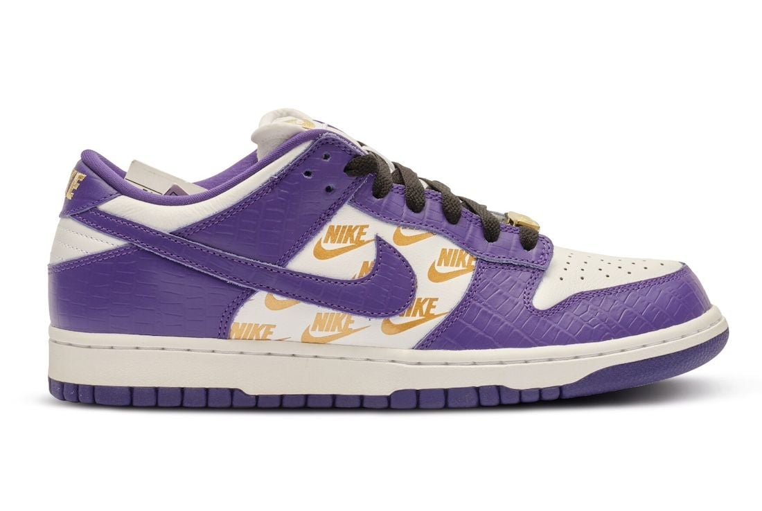 Supreme Nike Sb Dunk Low Court Purple Sample Release Info