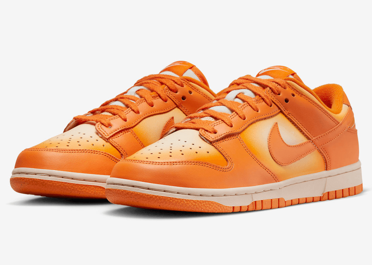 The Nike Dunk Low Is Heating Up With A Magma Orange Colorway