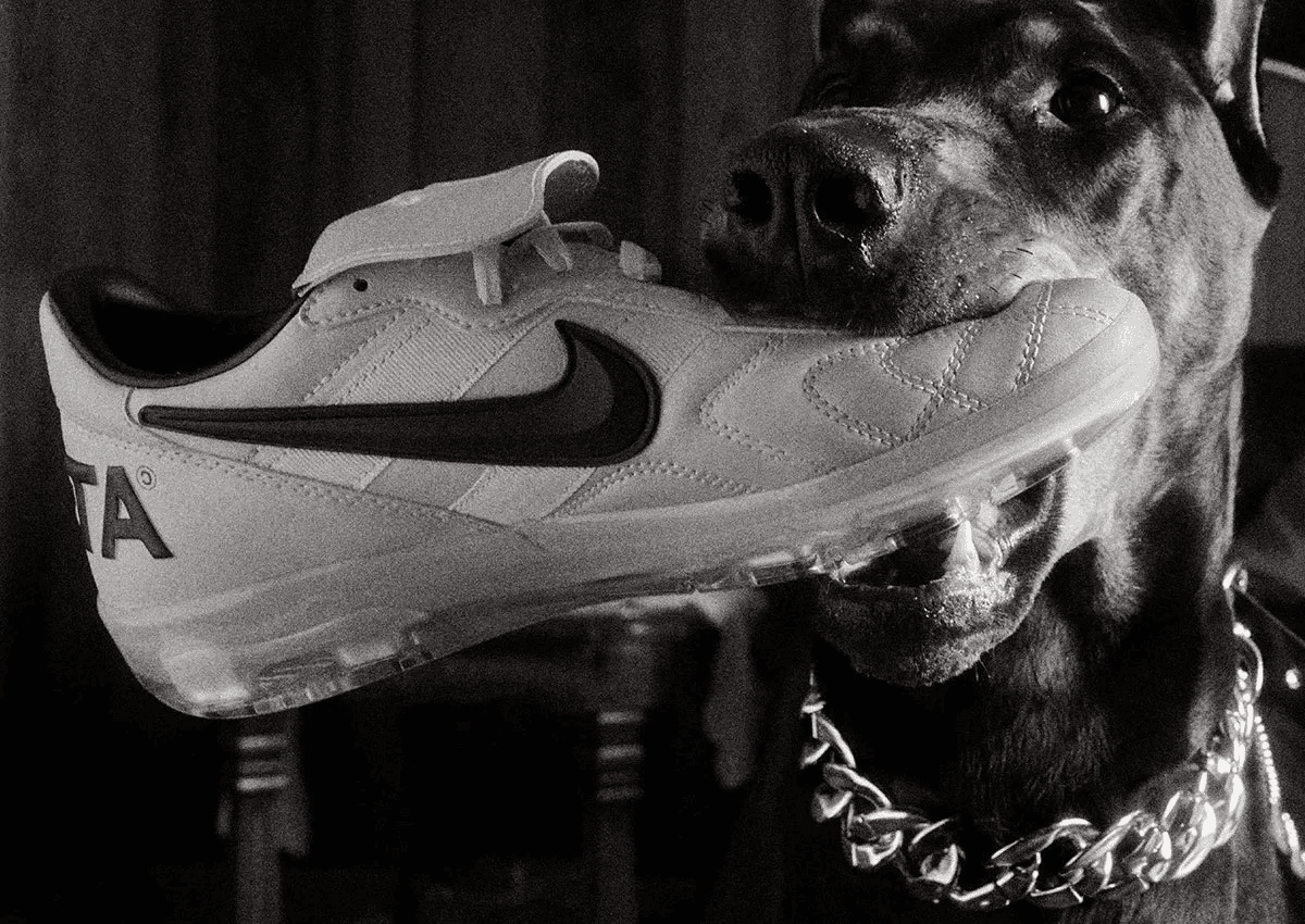 The NOCTA x Nike Cryoshot Tiempo "University Gold/Black" Releases June 2026