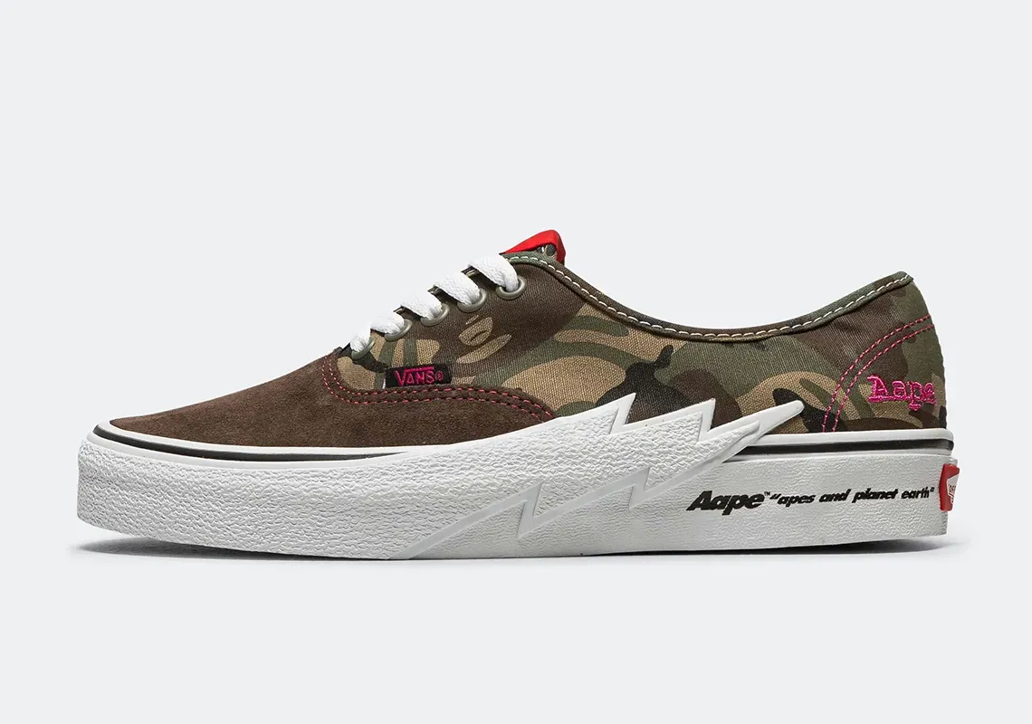 sitessupply.co Aape Vans Sk8 Hi Bolt Grey Camo Release Info