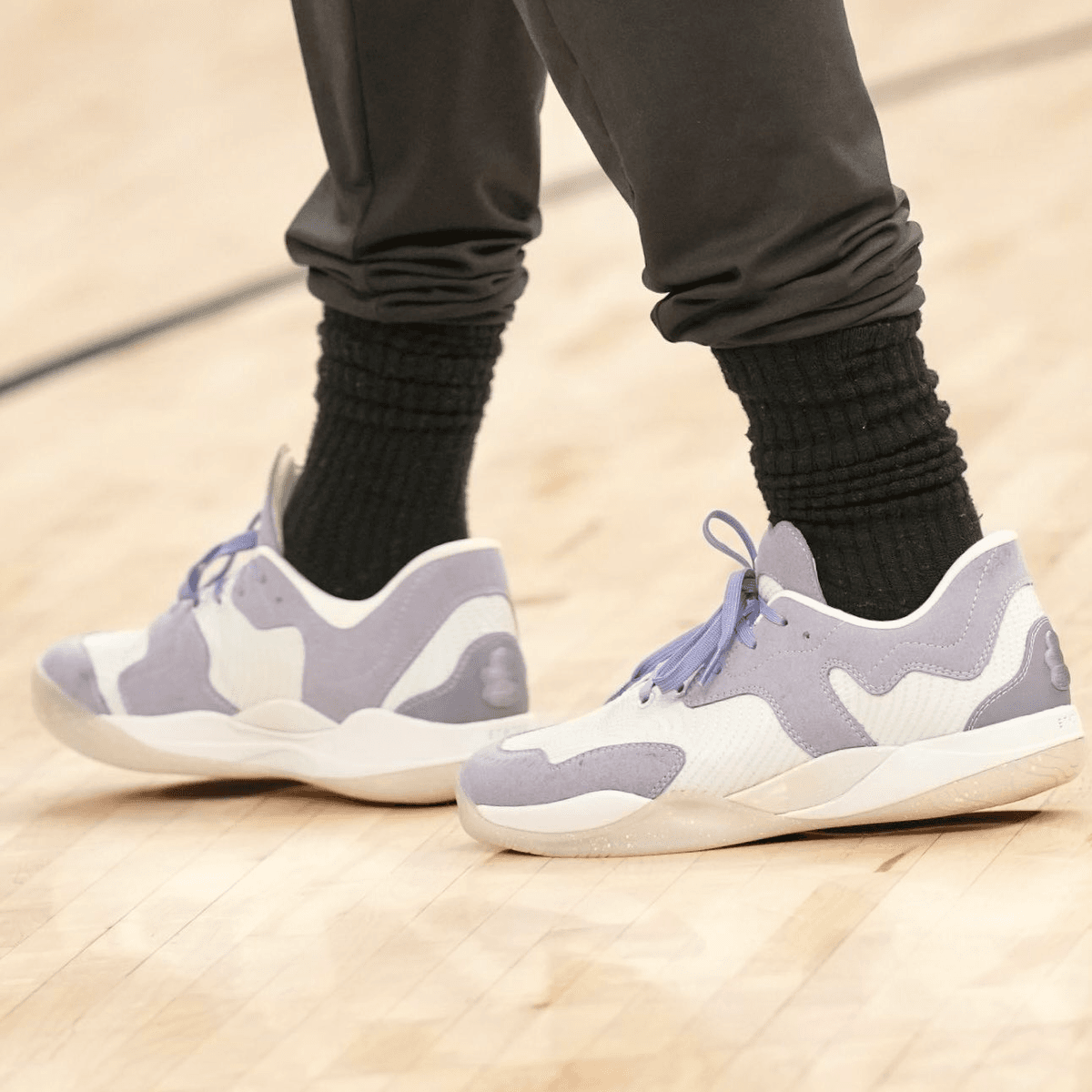 Kyrie Irving Debuts The Ethics LG Two At The Dallas Mavericks Shoot Around Foreshadowing A Possible Collaboration