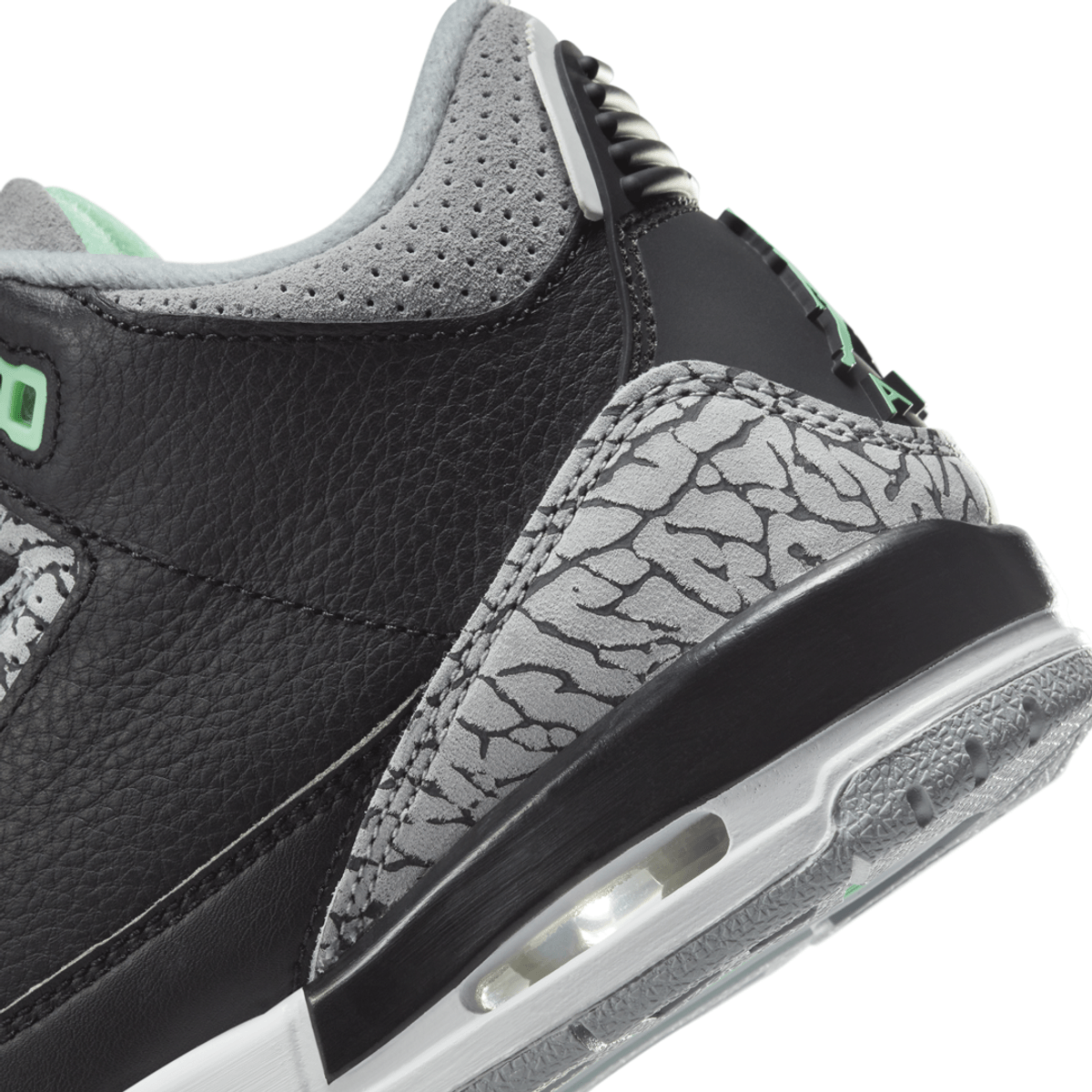 Official Images Of The Air Jordan 3 “Green Glow”