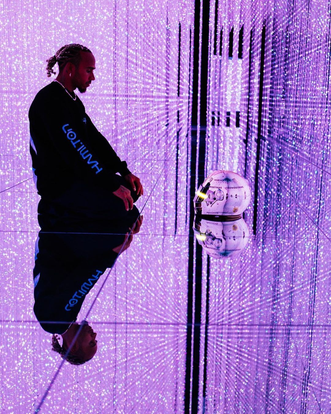 Lewis Hamilton Teams Up with Artist Hajime Sorayama