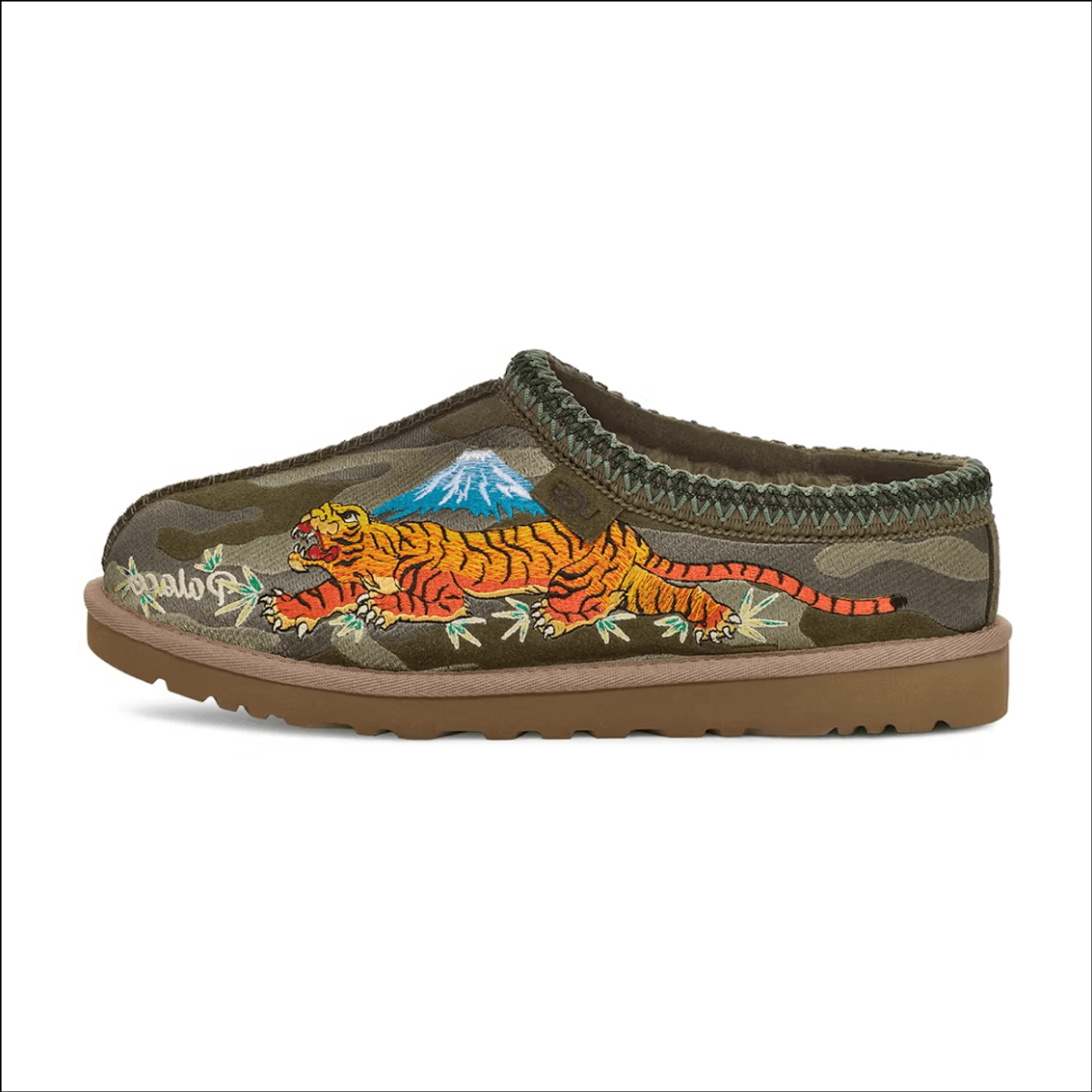 Palace x UGG Tasman Slipper Burnt Olive Camo