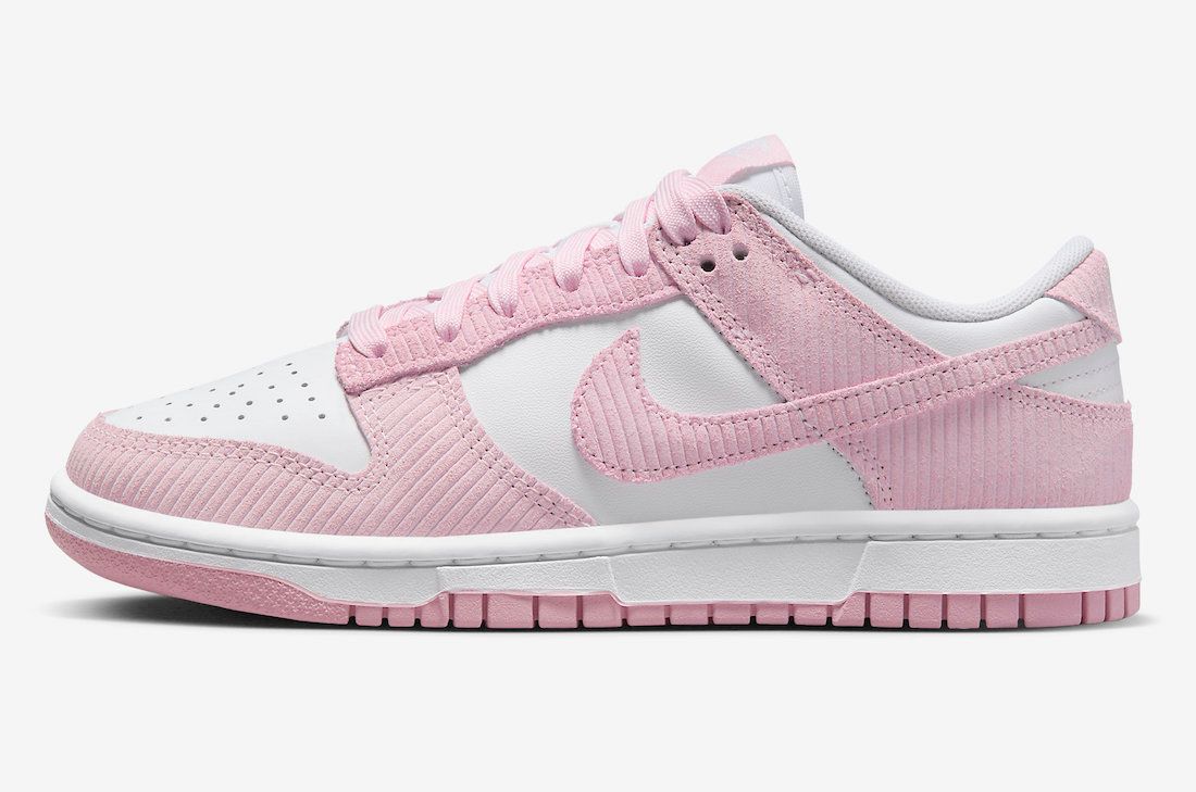 Nike Dunk Low Pink Corduroy F N7167 100