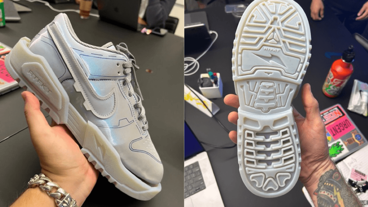 RTFKT And Nike Tease Images Of IRL Cryptokicks