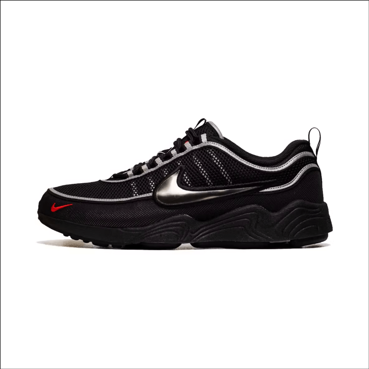 Nike Zoom Spiridon Black Metallic Silver