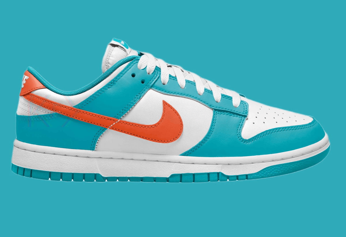 First Look At The Nike Dunk Low "Miami Dolphins"