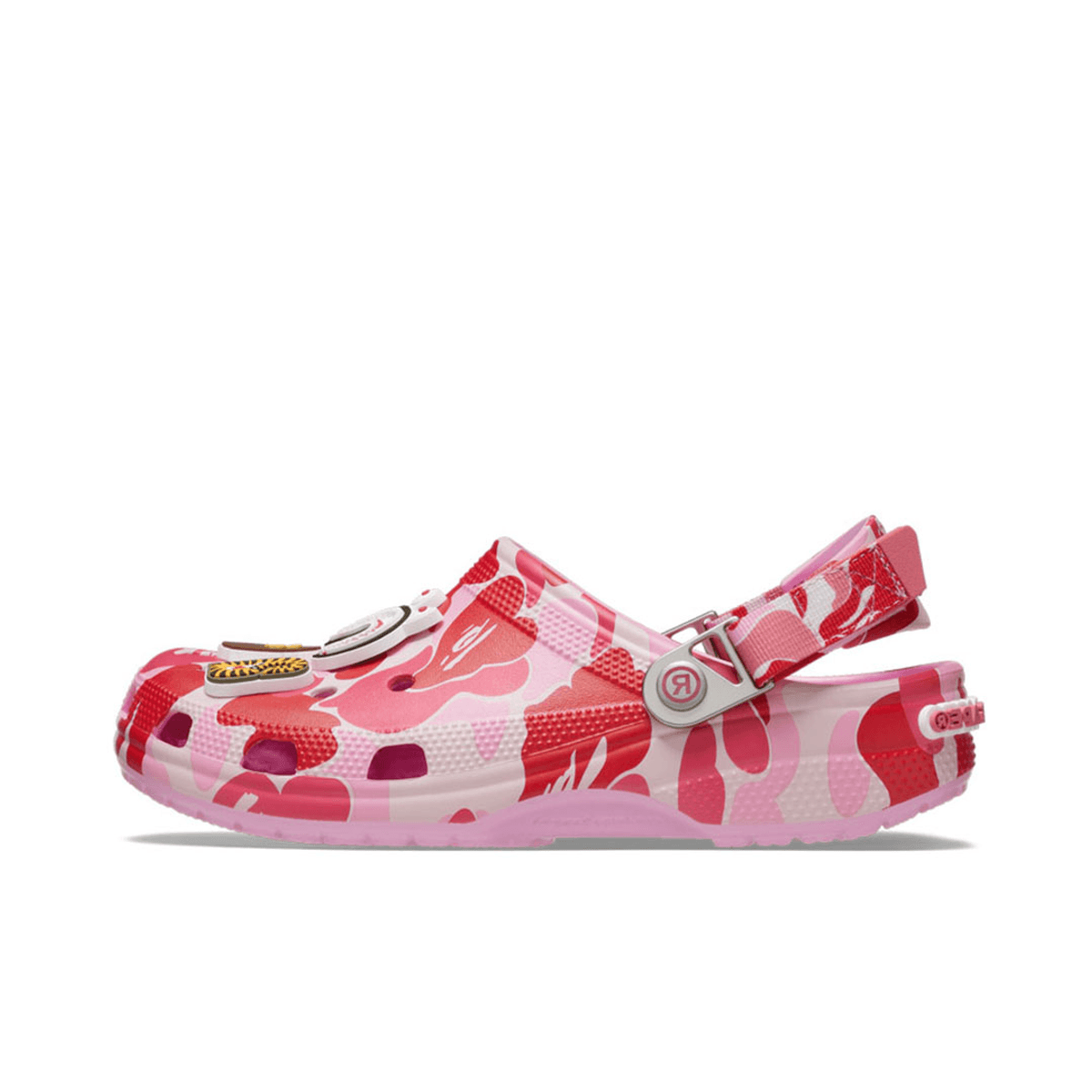A Bathing Ape x Crocs Clog Pink