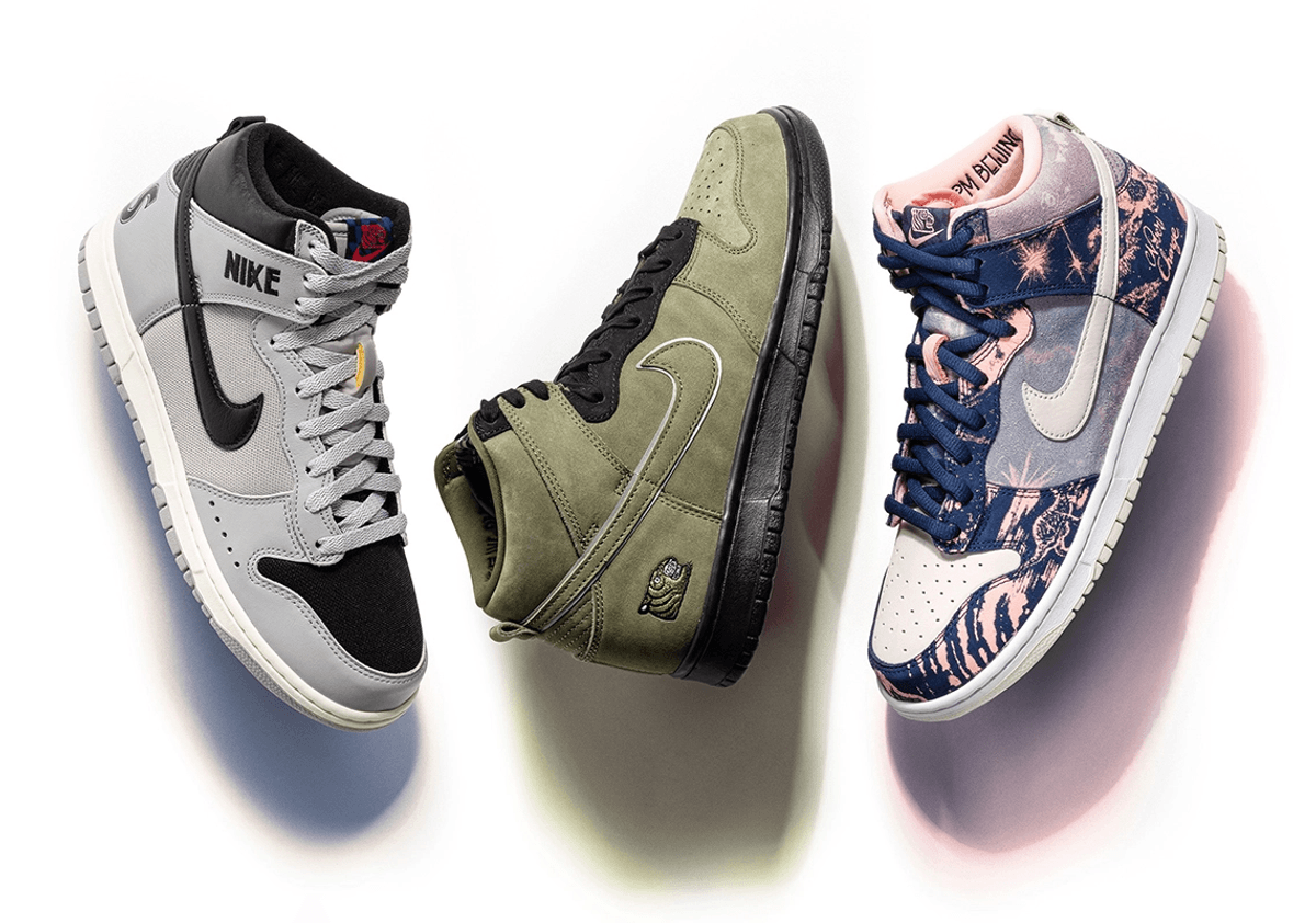 The Debut Collection Between SOULGOODS x Nike Showcases 3 Brand New Nike Dunk Highs