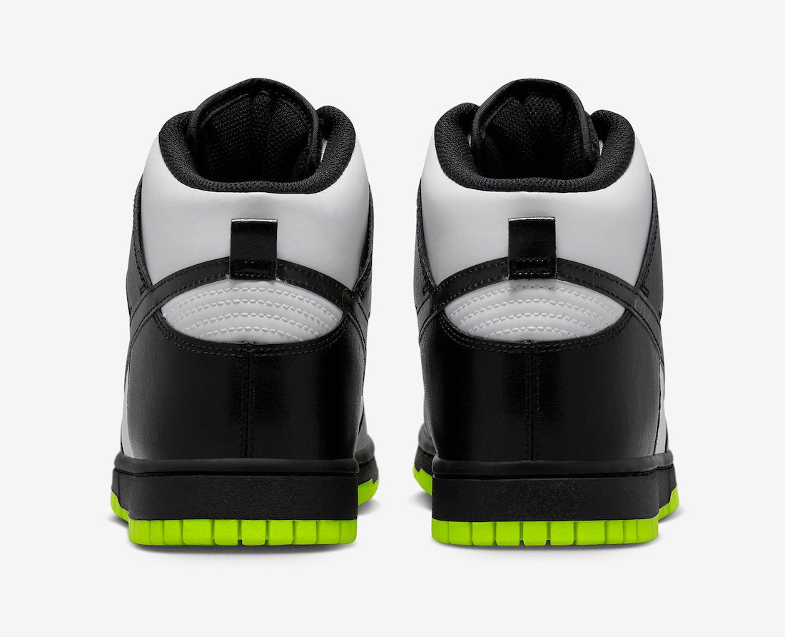 Nike Dunk High Electric White Black Volt