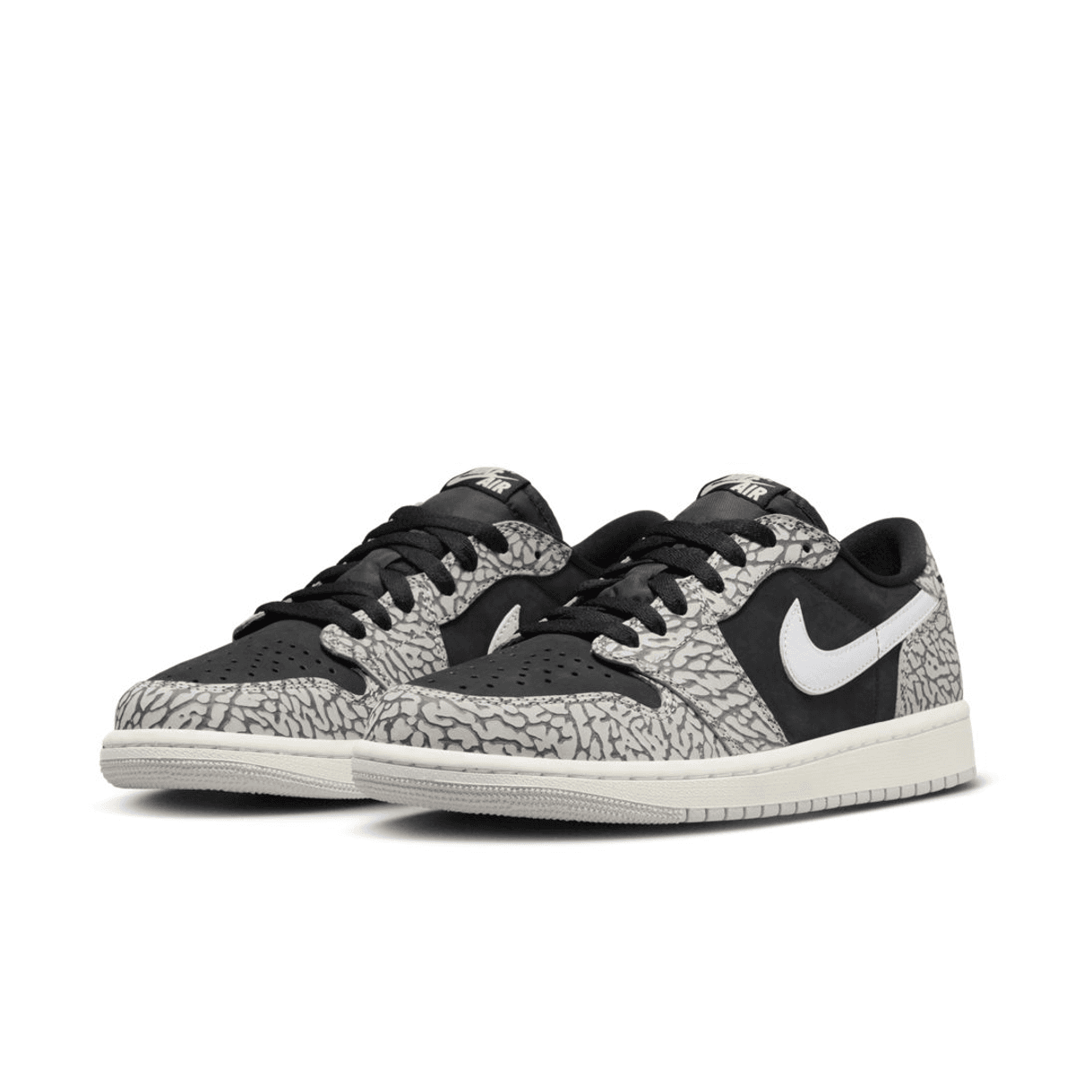 The Air Jordan 1 Low Brings Back The Black Cement