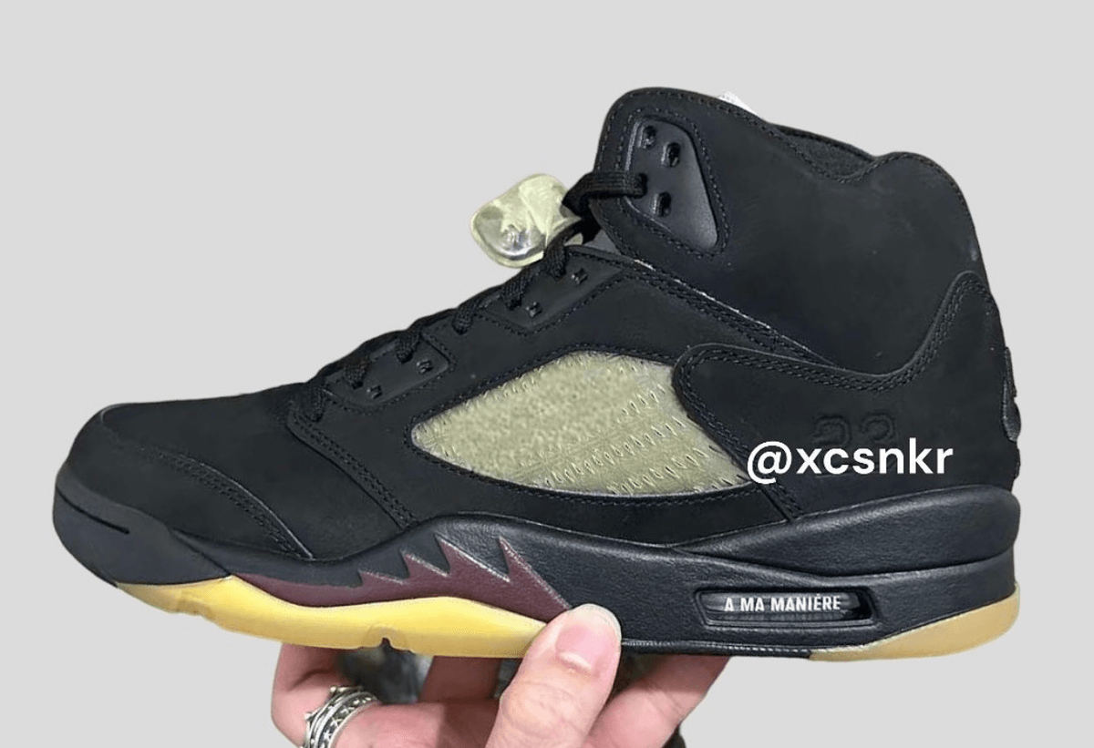 A Ma Maniere x Air Jordan 5 “Black” Ready To Drop This November