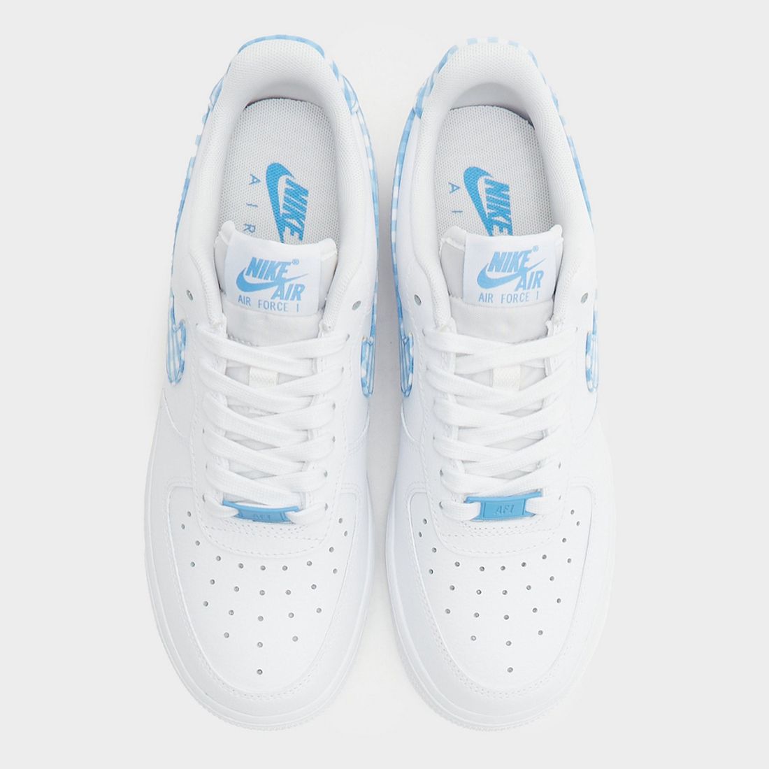 Nike Air Force 1 Low Blue Gingham Release Date 2