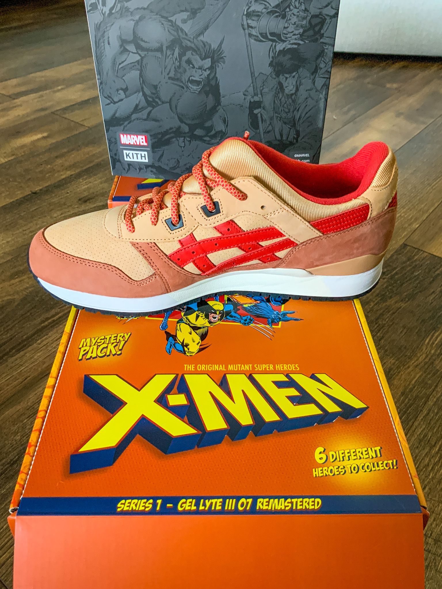 ASICS Gel-Lyte III '07 Remastered Kith Marvel X-Men Storm Opened Box  (Trading Card Not Included) Men's - 1201A959-100 - US