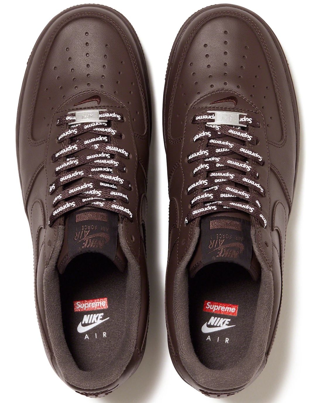 Supreme x Nike Air Force 1 Low “Baroque Brown” CU9225-200