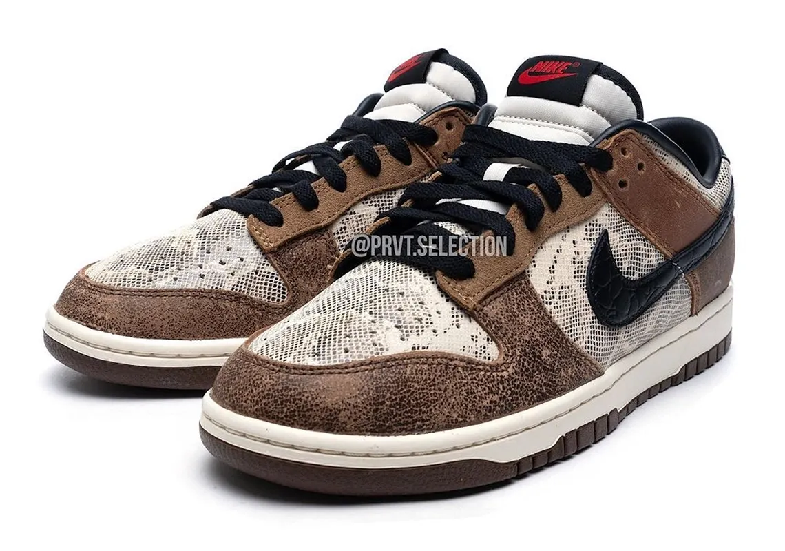 Nike Dunk Low Co Jp Brown Snakeskin 5