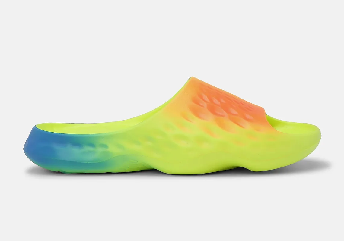 TheSiteSupply Images New Balance Fresh Foam Mrshn Slides Bright Lapis Neon Dragonfly Release Info