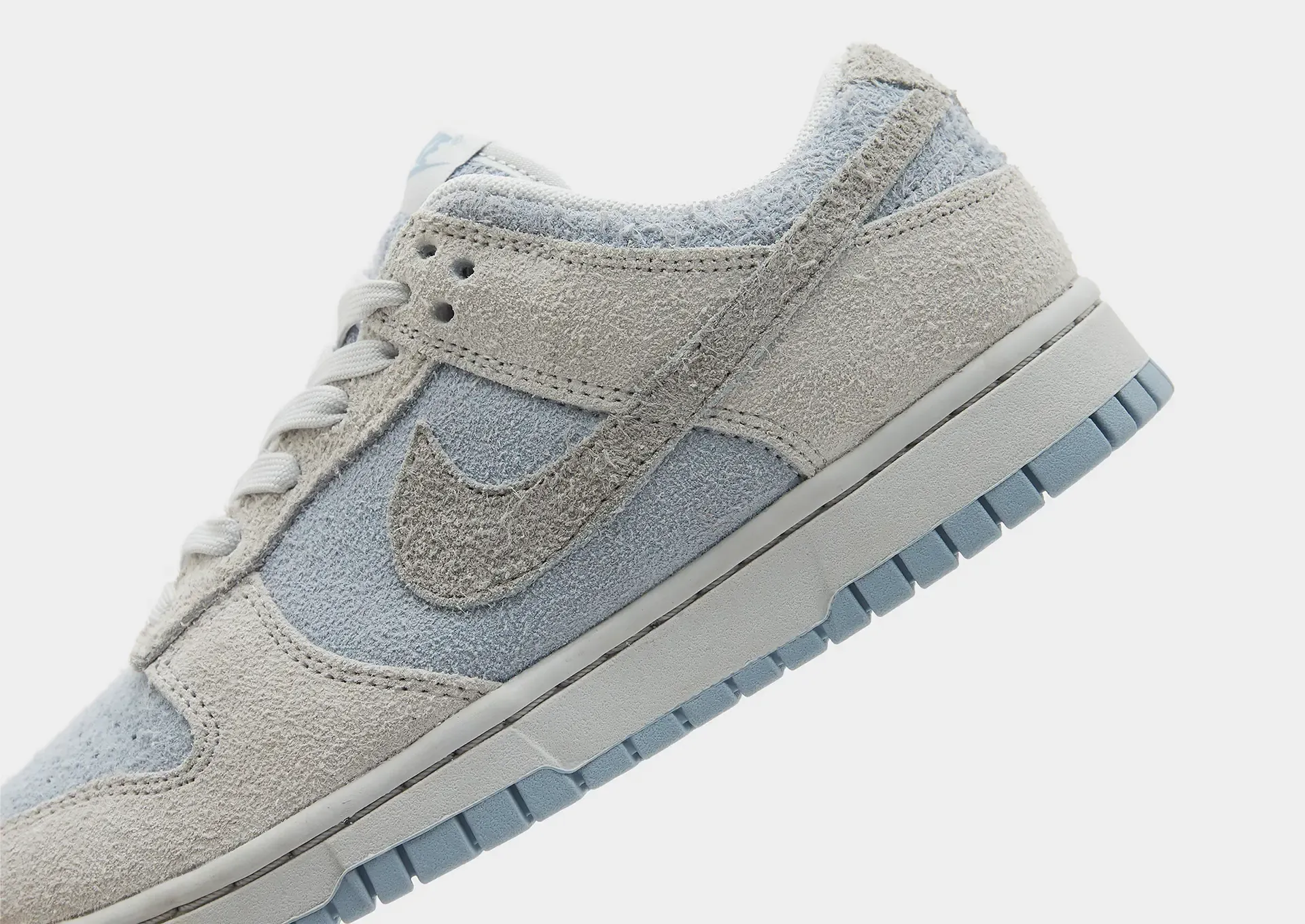 Nike Dunk Low Blue Grey Hairy Suede Release Info