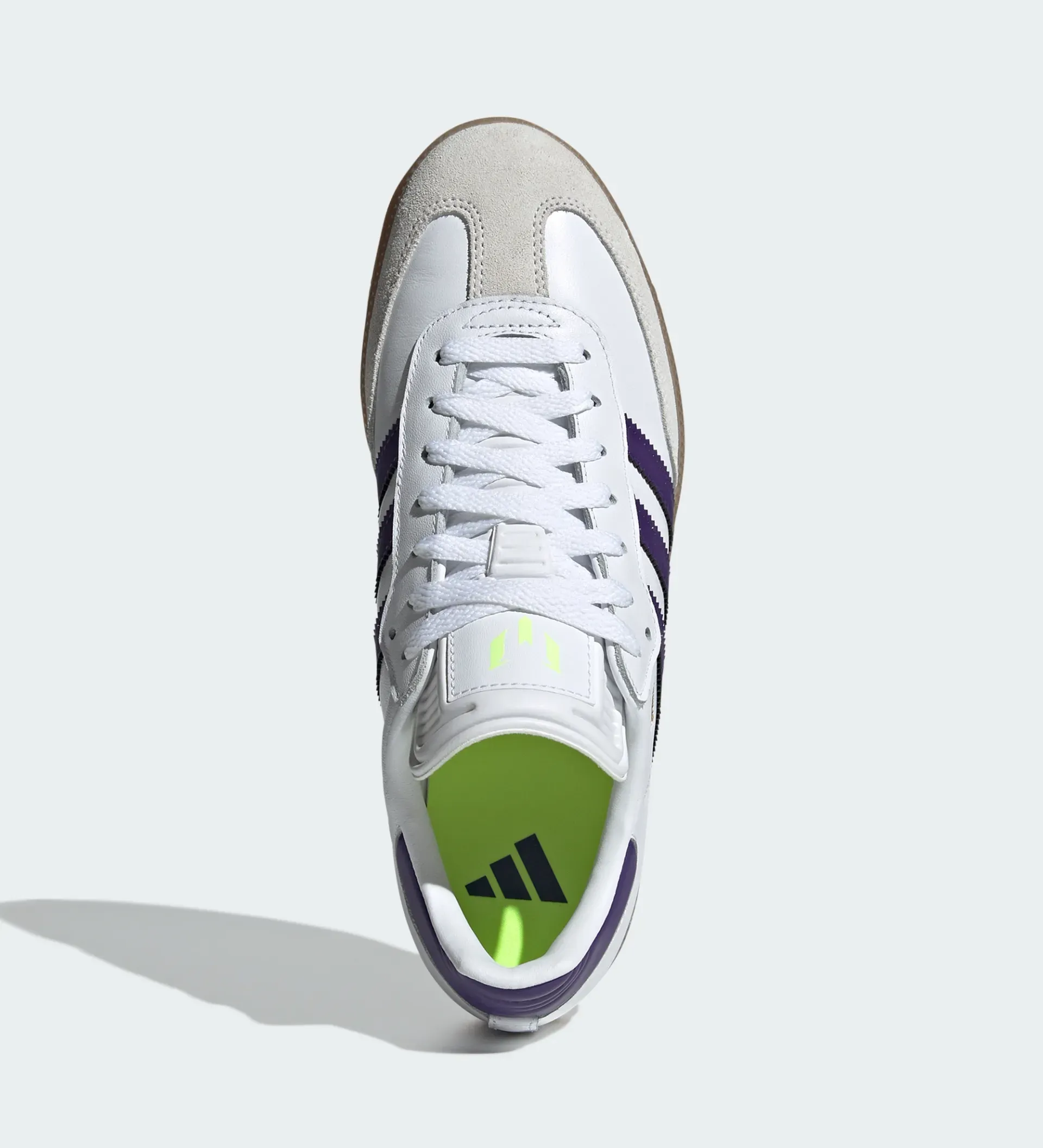 Messi x adidas Samba White Purple IH8161 Release Info