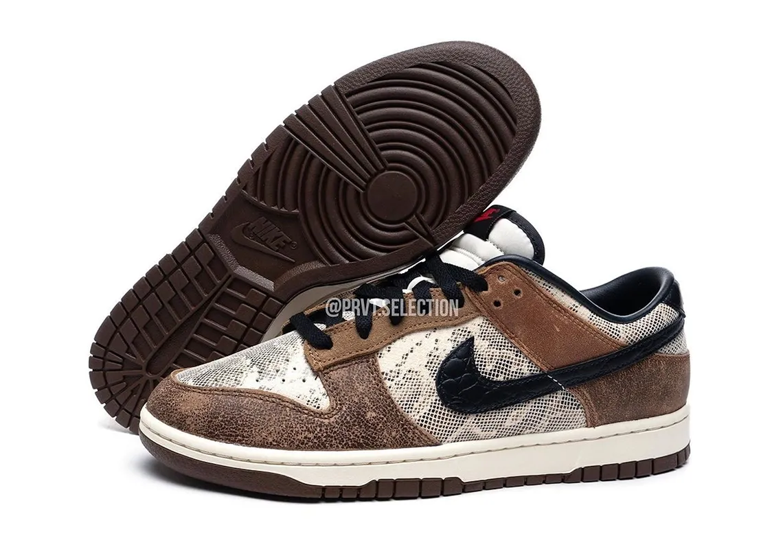 Nike Dunk Low Co Jp Brown Snakeskin 3