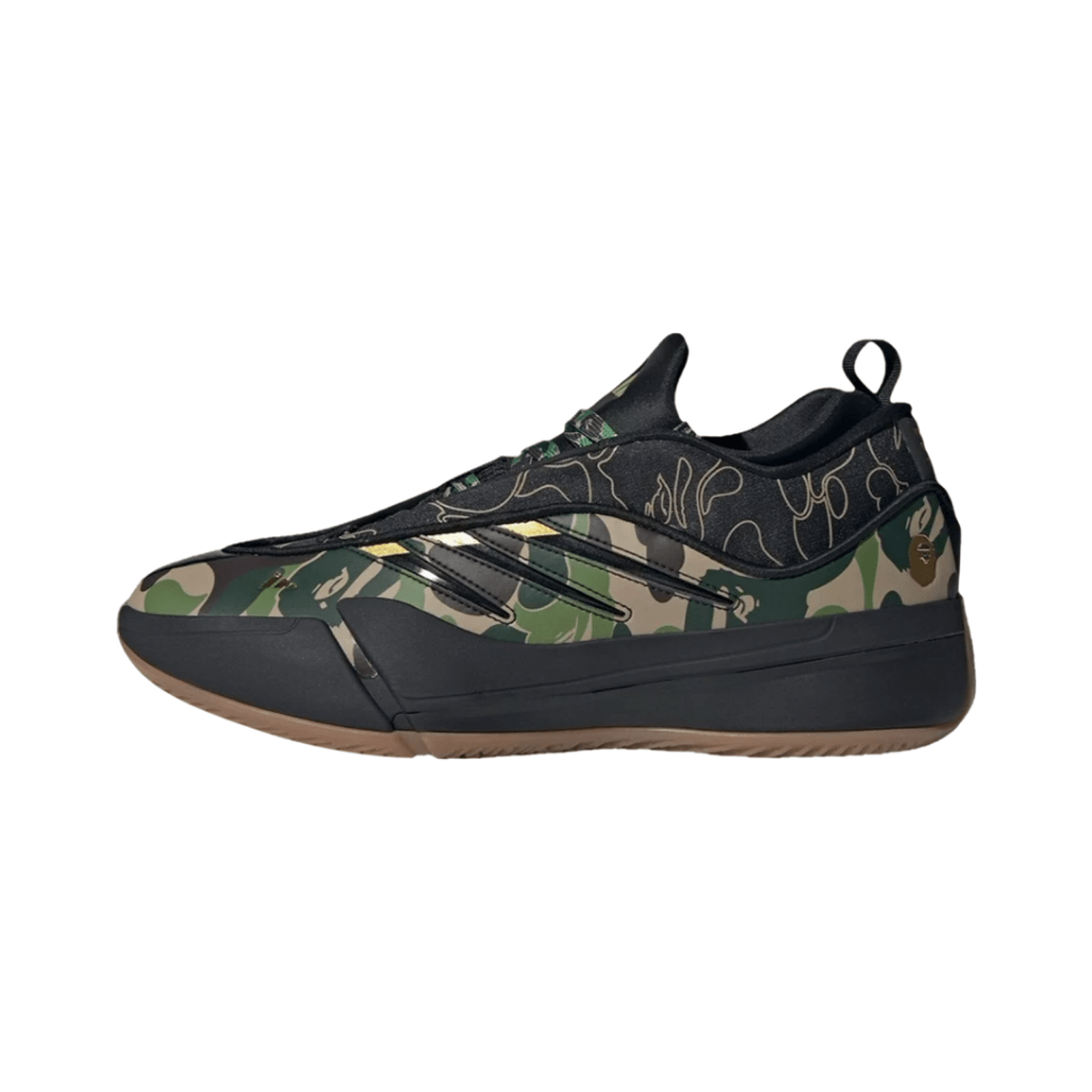 BAPE x adidas Dame 9 Green Camo