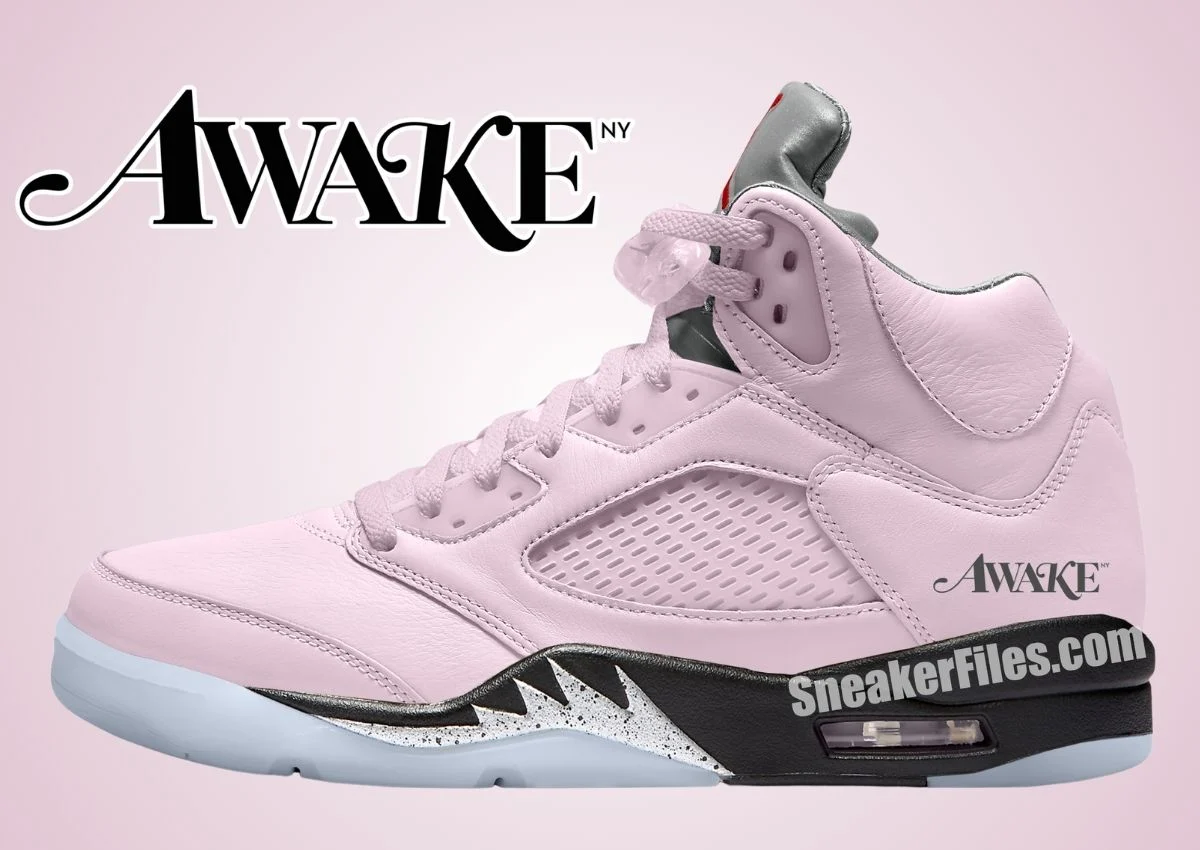 Awake NY x Air Jordan 5 “Arctic Pink” DV4982-600 Release Info 1