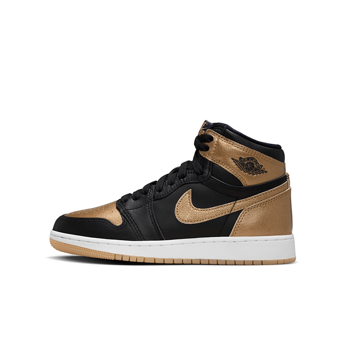 Air Jordan 1 Retro High OG Black Metallic Gold (GS)