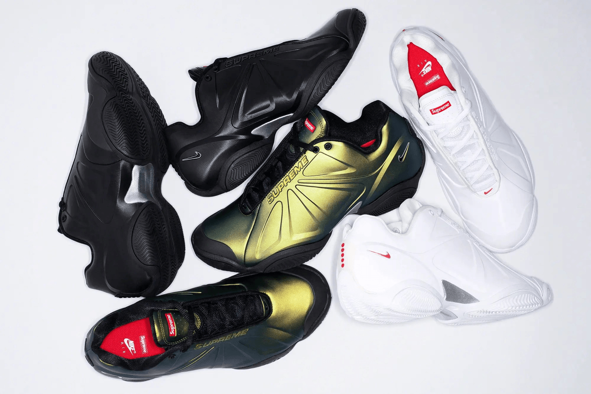 The Supreme x Nike Courtposite Collection Releases This Week