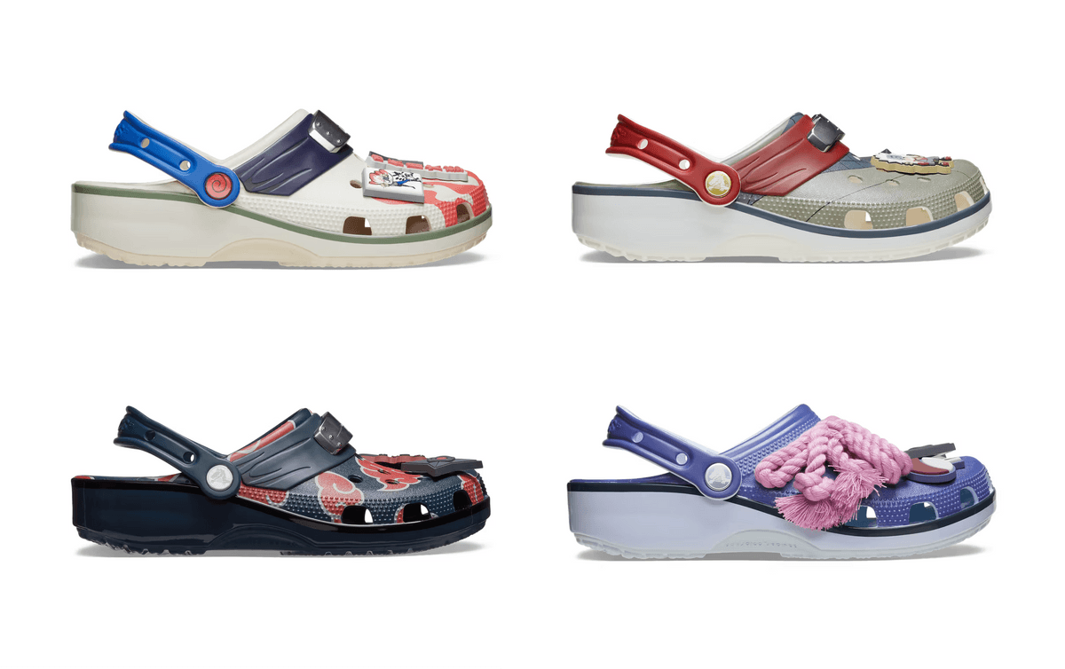 Four New Colorway Arrives To The Naruto Shippuden x Crocs Classic Clog Collection
