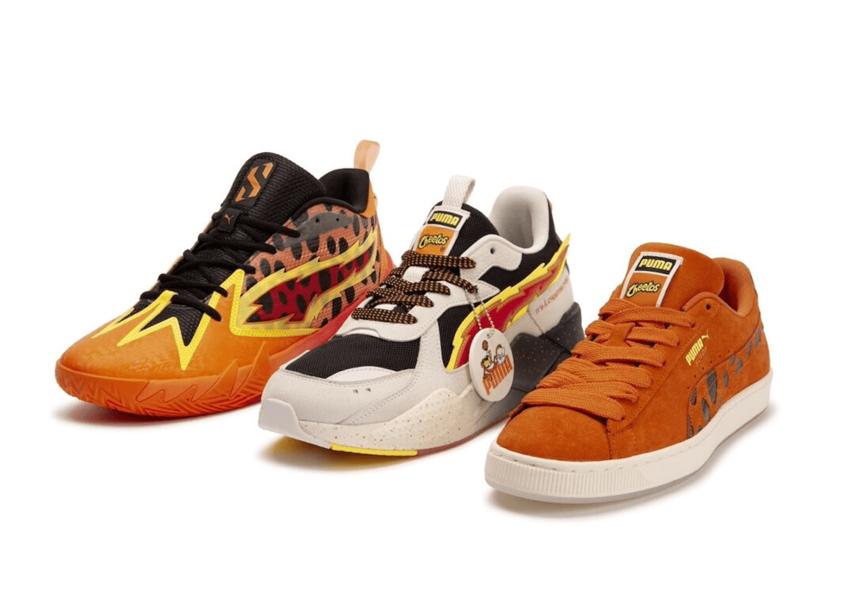 The CHEETOS x PUMA Pack Releases February 2024