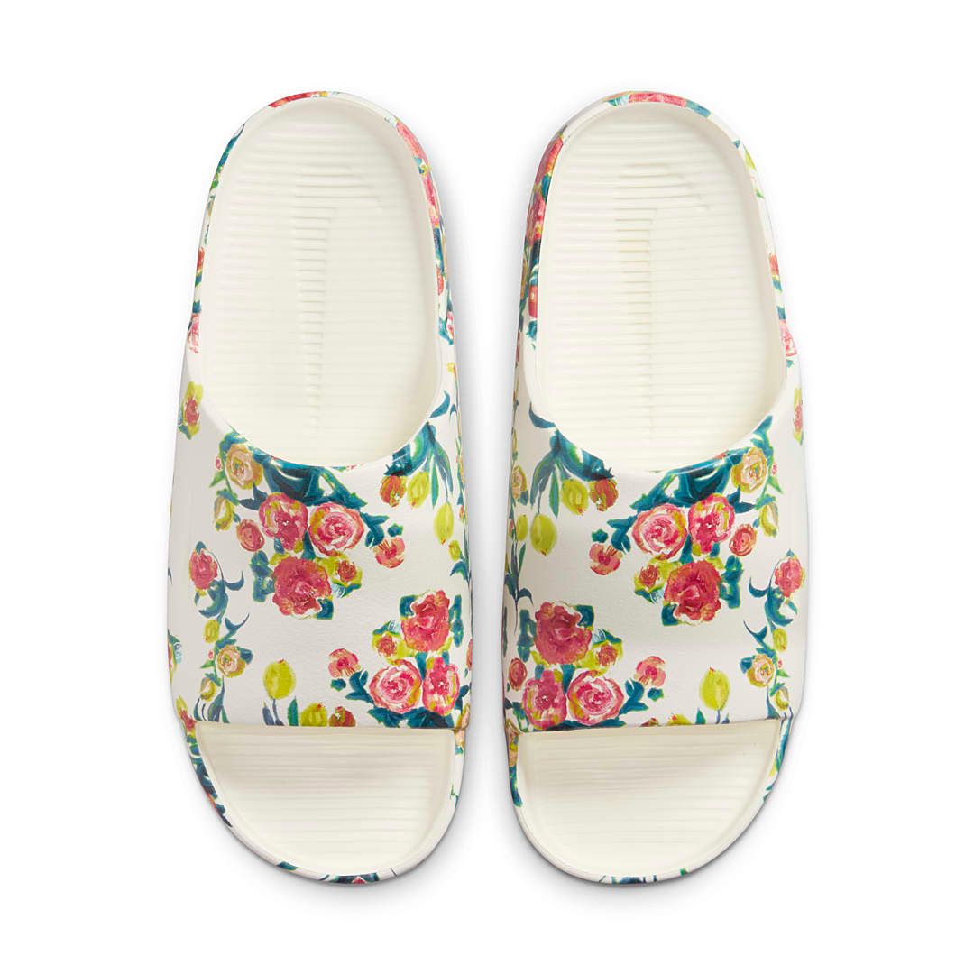 Nike Calm Slide “Floral” HF1069-100 Release Info