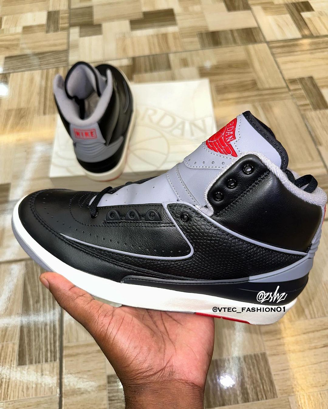 Air Jordan 2 Black Cement DR8884-001