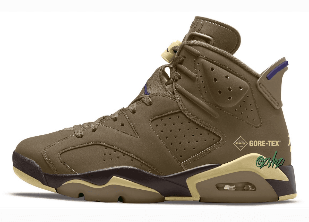 First Look at the Air Jordan 6 GORE-TEX "Brown Kelp"