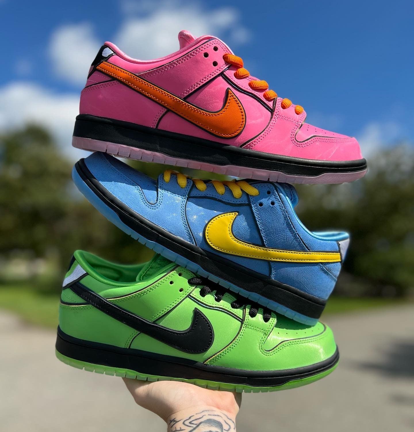 Powerpuff Girls x Nike SB Dunk Low Pro QS