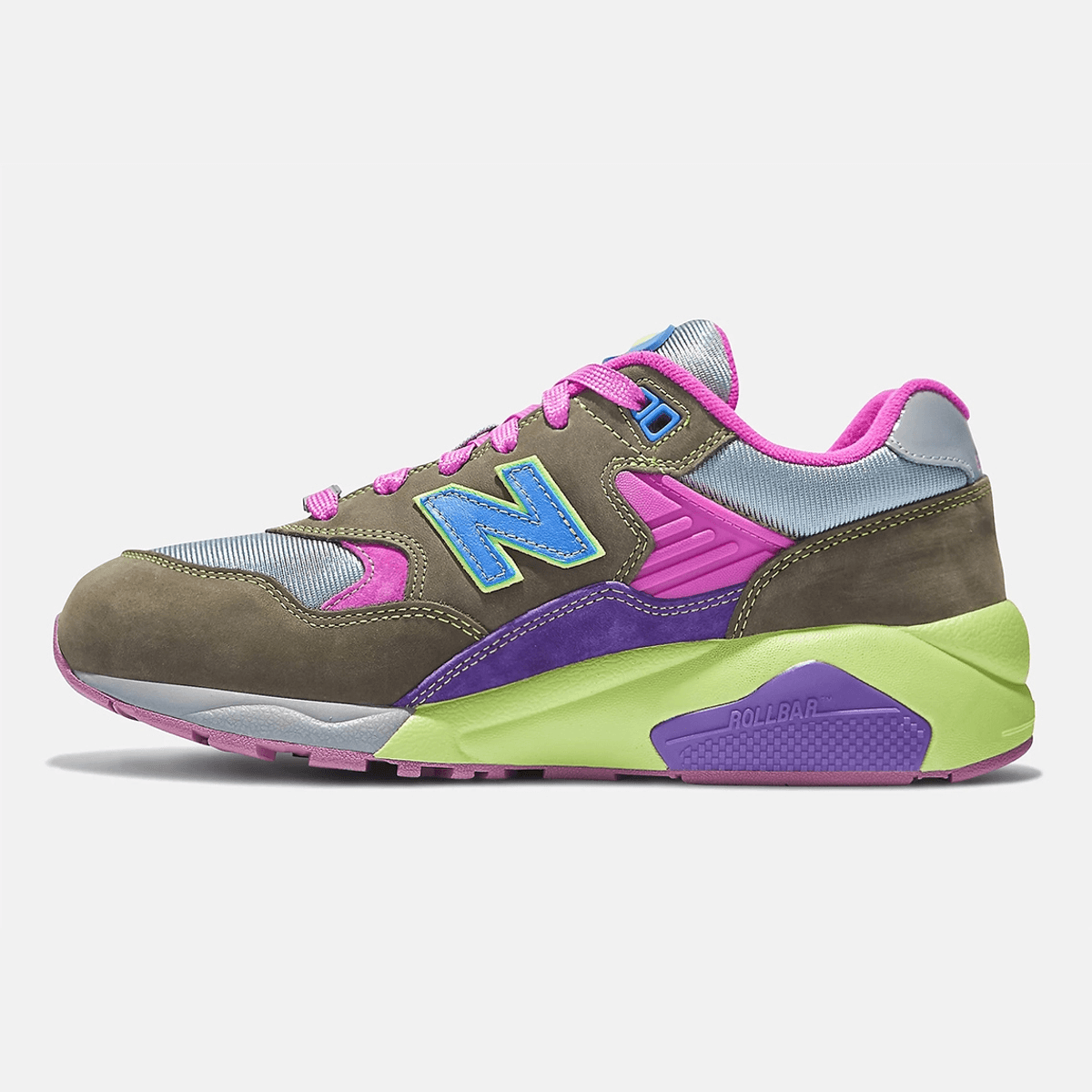 New Balance 580 Stray Rats Khaki Purple