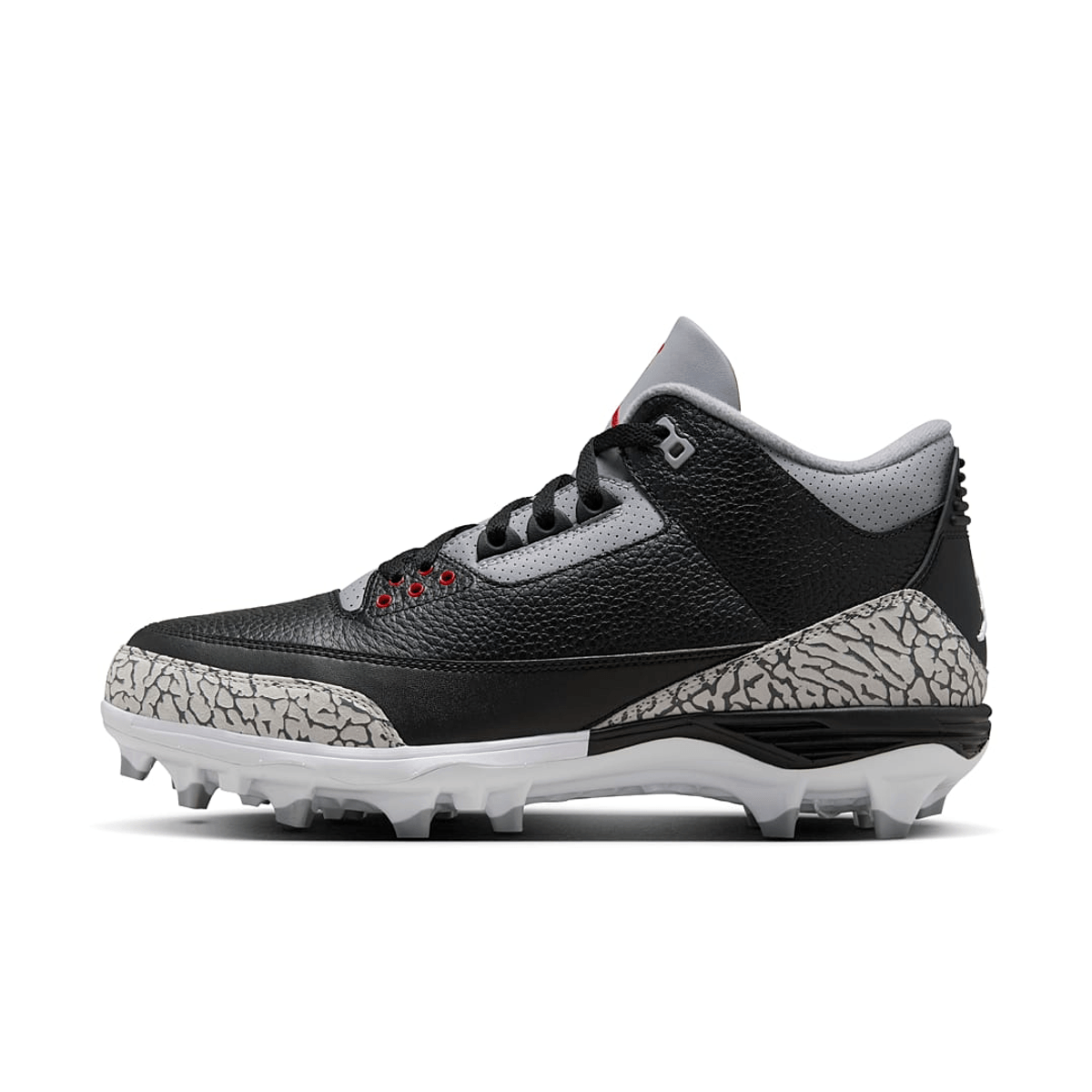 Air Jordan 3 Mid TD Cleat Black Cement