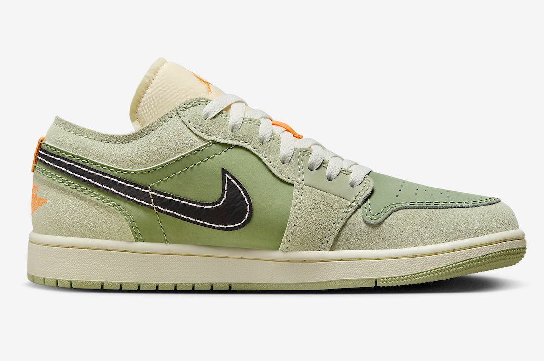 TheSiteSupply Images Air Jordan 1 Low Craft SE Light Olive F D6819 300 Release Info