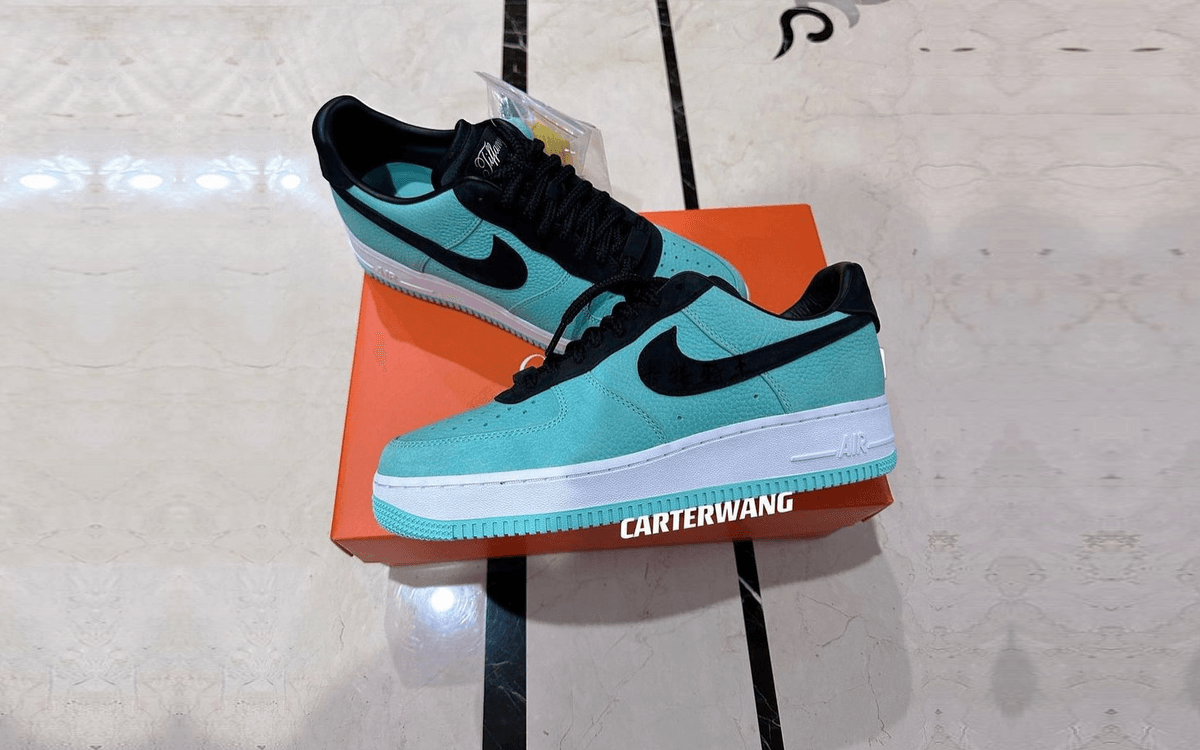 A New Tiffany & Co. x Nike Air Force 1 Low Sample Has Surfaced