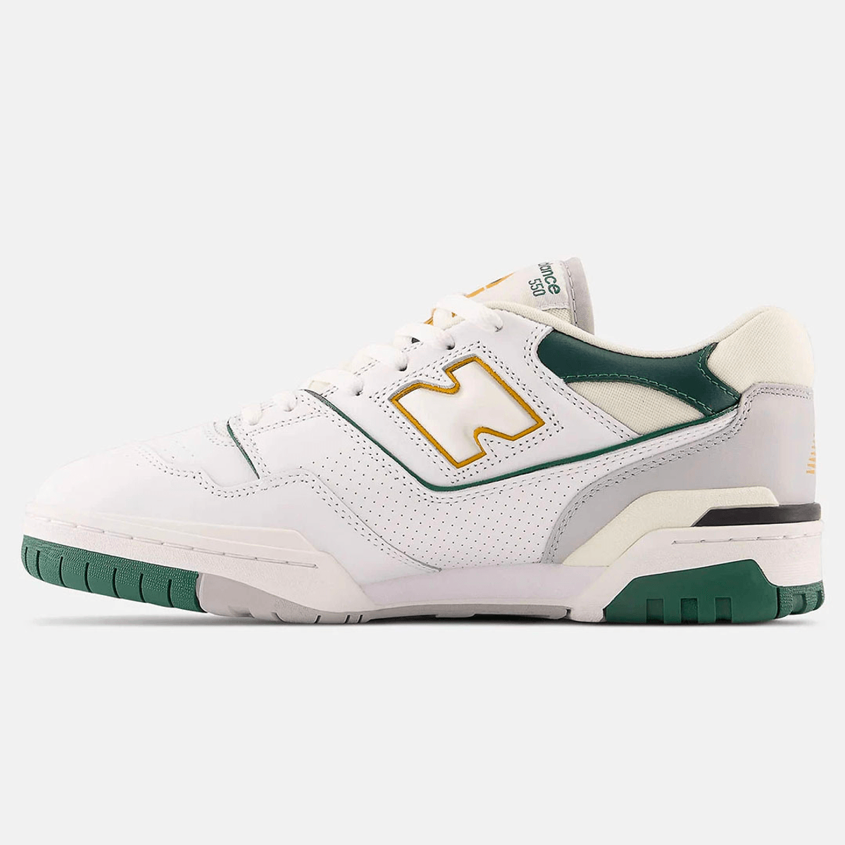 New Balance 550 White Nightwatch Green