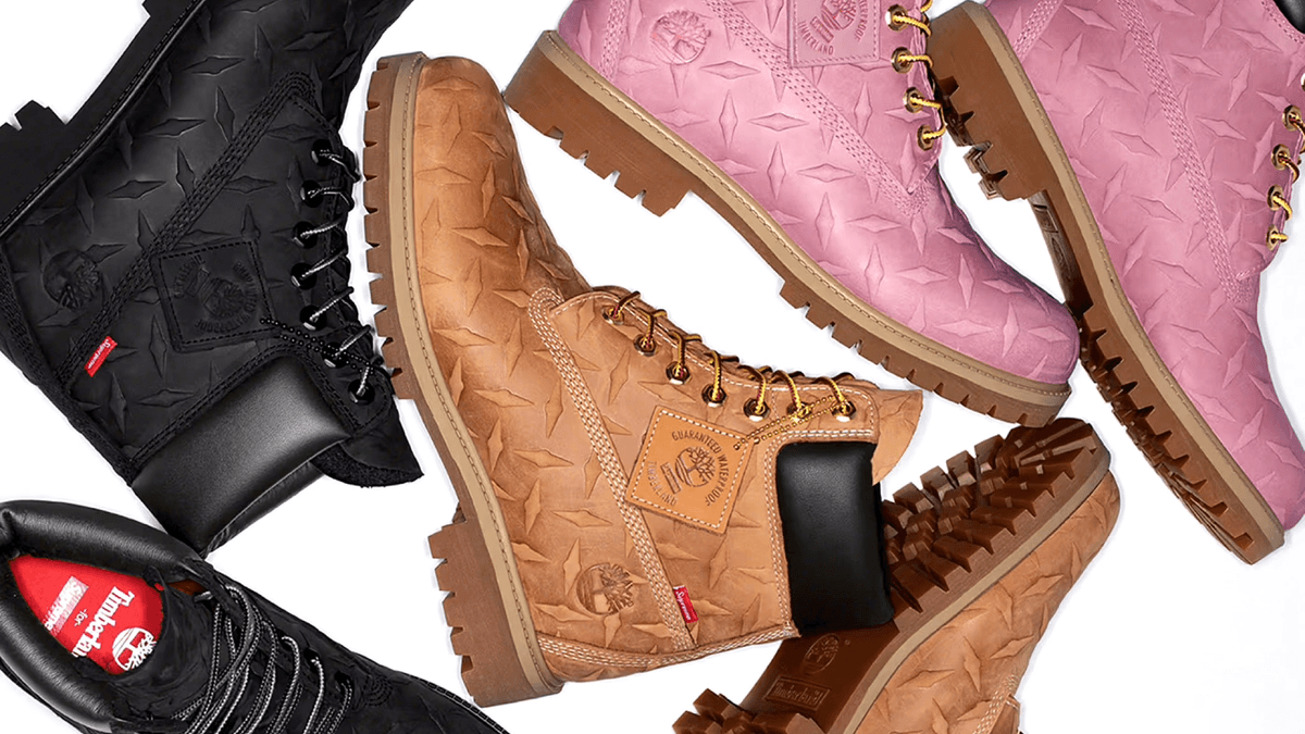 Supreme x Timberland Collaboration Features 6" Premium Waterproof "Steel Plated" Boots