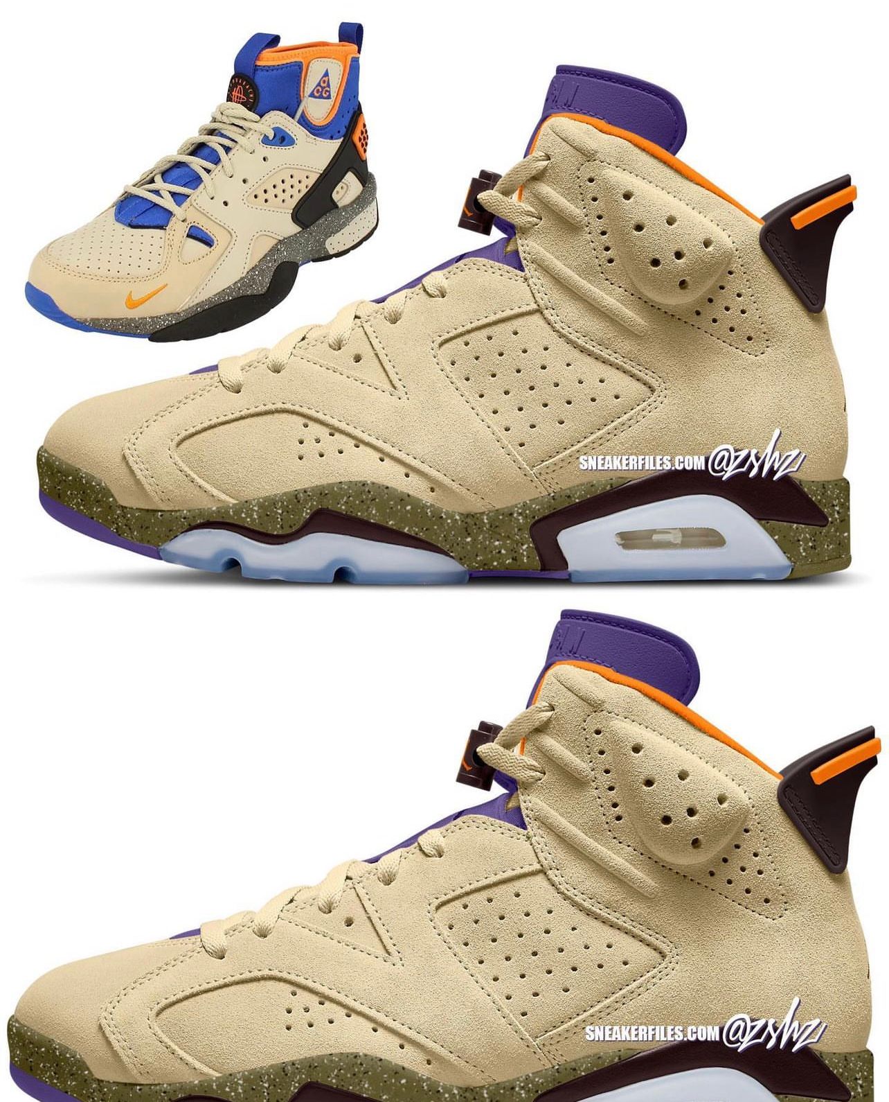 Air Jordan 6 Gore-Tex Brown Kelp