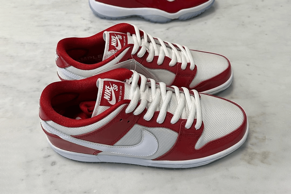 A Nike SB Dunk Low Cherry Sample From 2015 Has Leaked Online