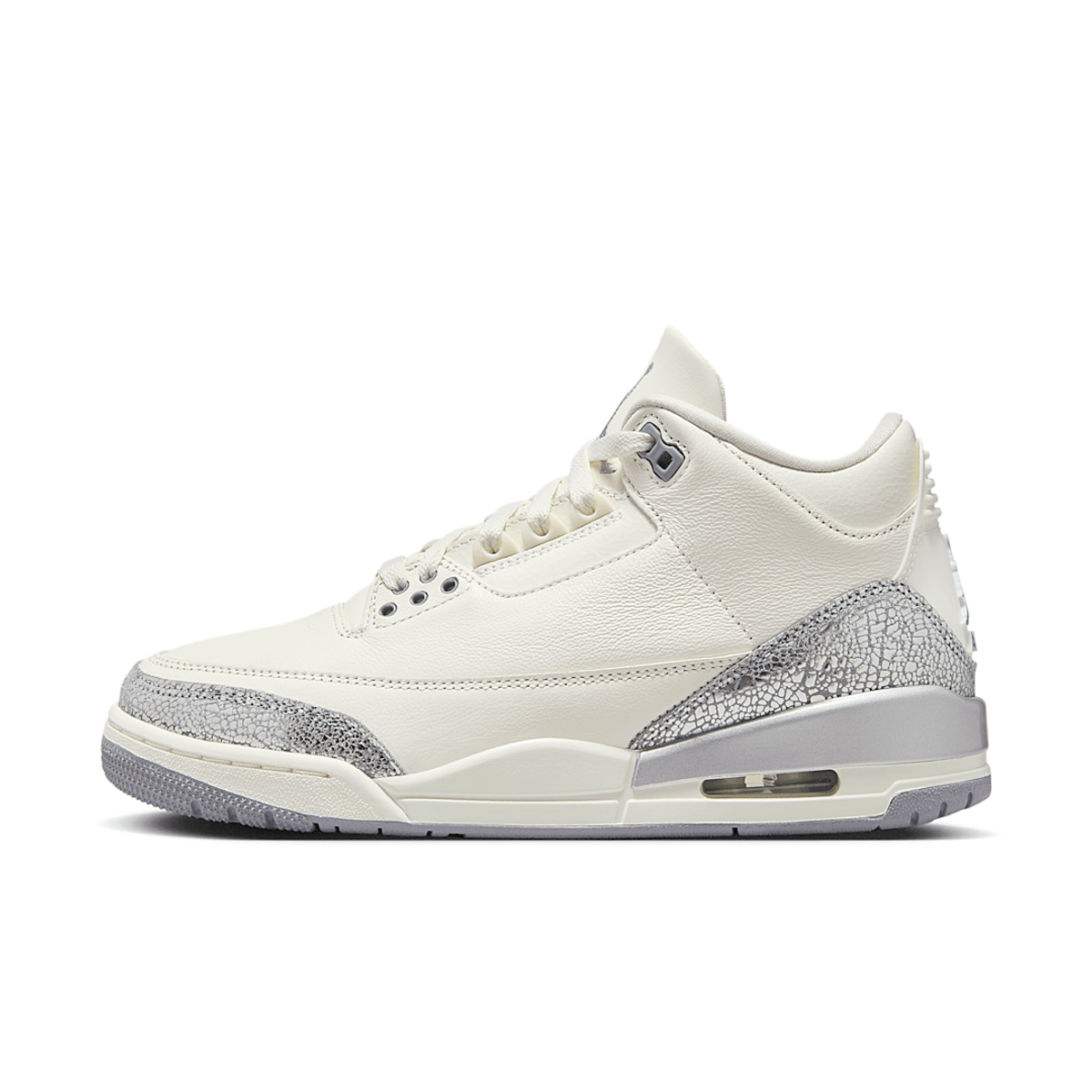 Air Jordan 3 Retro Sail Metallic Silver (W)