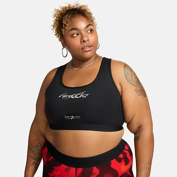 Megan Thee Stallion Womens Light Support Non Padded Sports Bra Plus Size Hfps Kw
