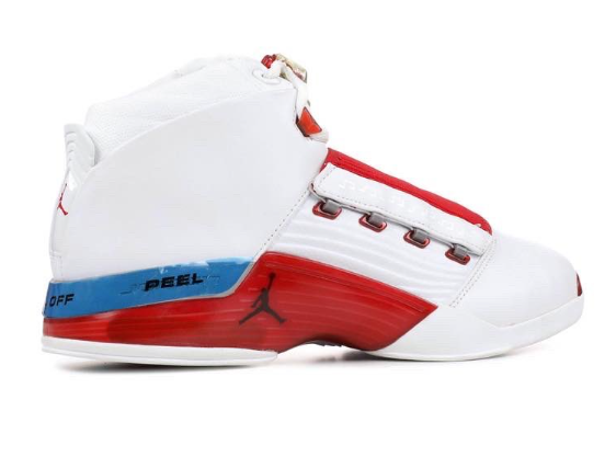 TheSiteSupply Images Air Jordan 17 OG. White/Varsity Red 2024 Release