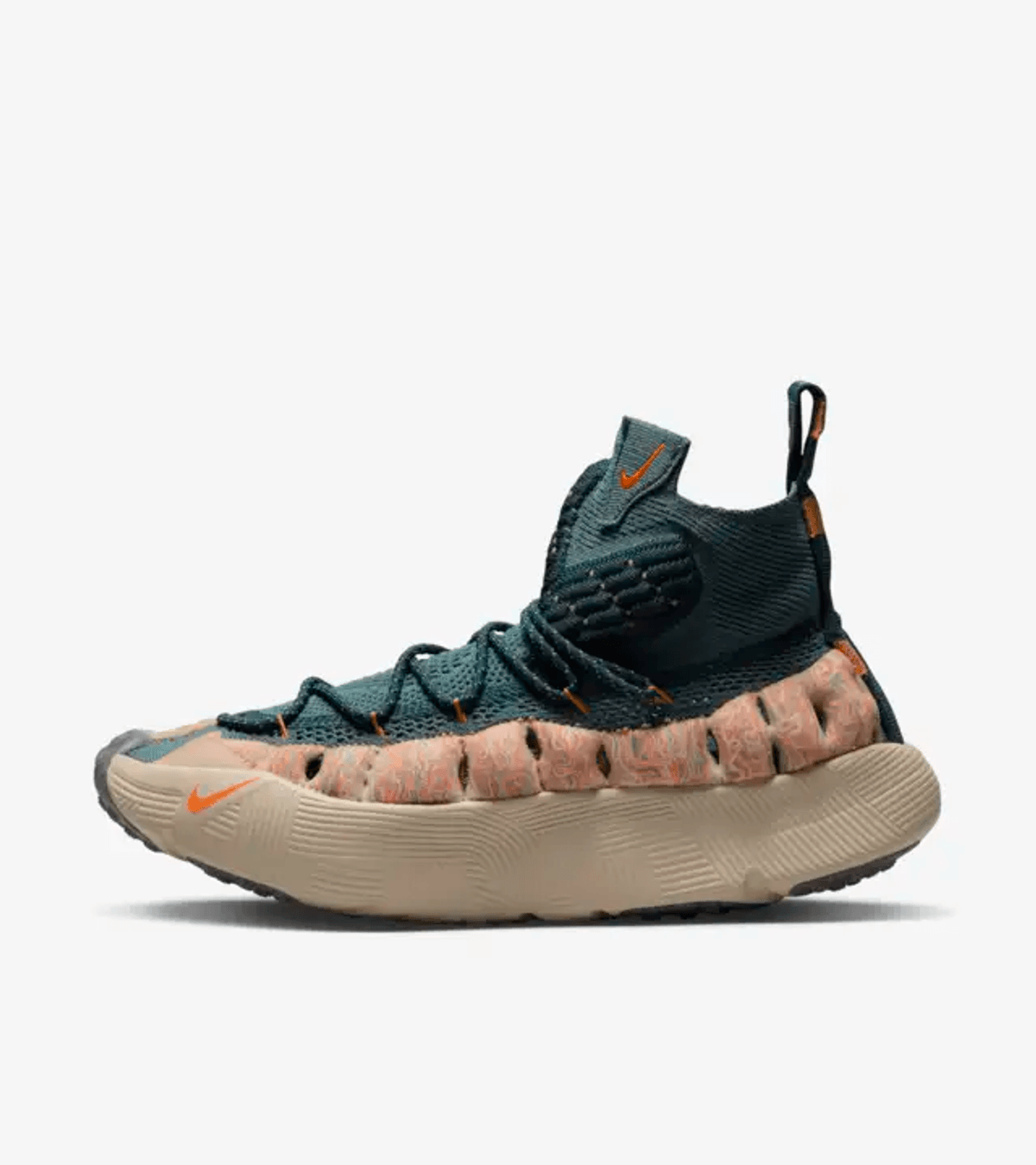 Nike ISPA Sense Flyknit Mineral Slate Magma Orange